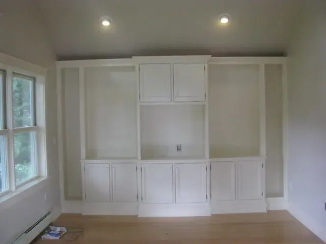 Custom built-in entertainment center cabinetry
